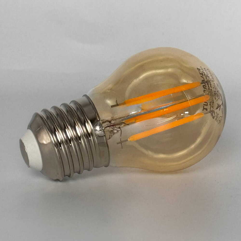 Лампа LED FILAMENT G45 4W E27 2200K VIOLUX ( 832042 )